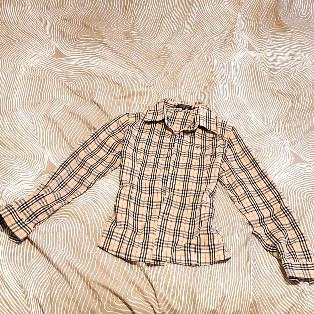 Vintage Burberry button down shirt